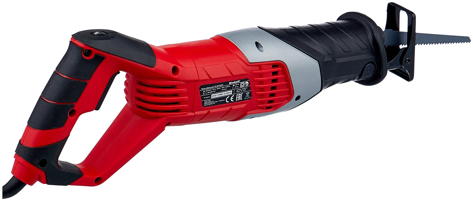 Сабельная пила, аллигатор Einhell TC-AP 650 E, 650Вт 4326141
