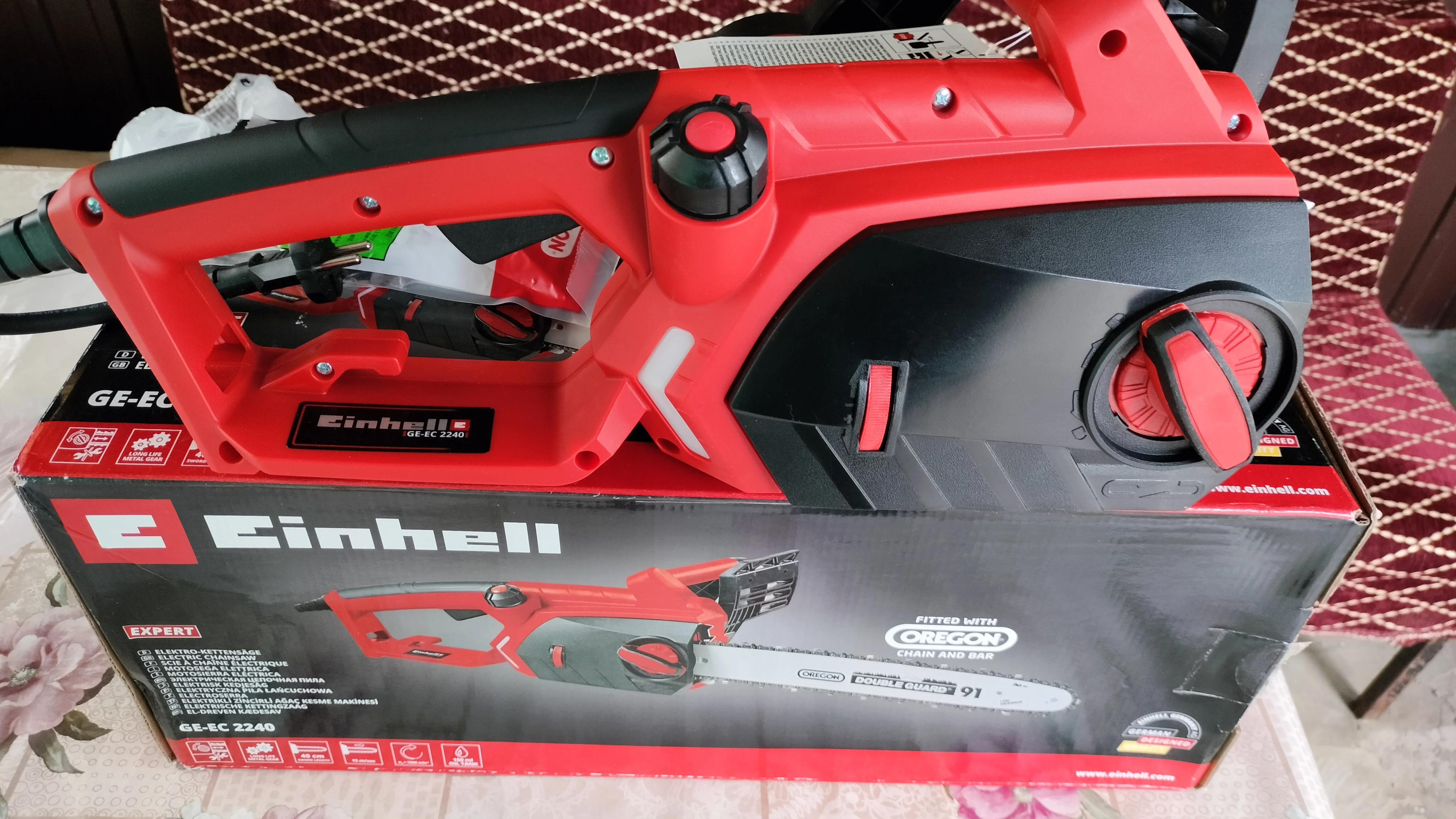 Цепная пила Einhell GE-EC 2240, 2200Вт, 40см 4501740