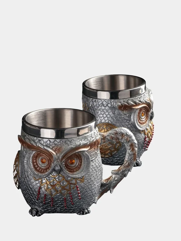 Кружка "Сова", 400 мл, L14 W10 H11,5 см