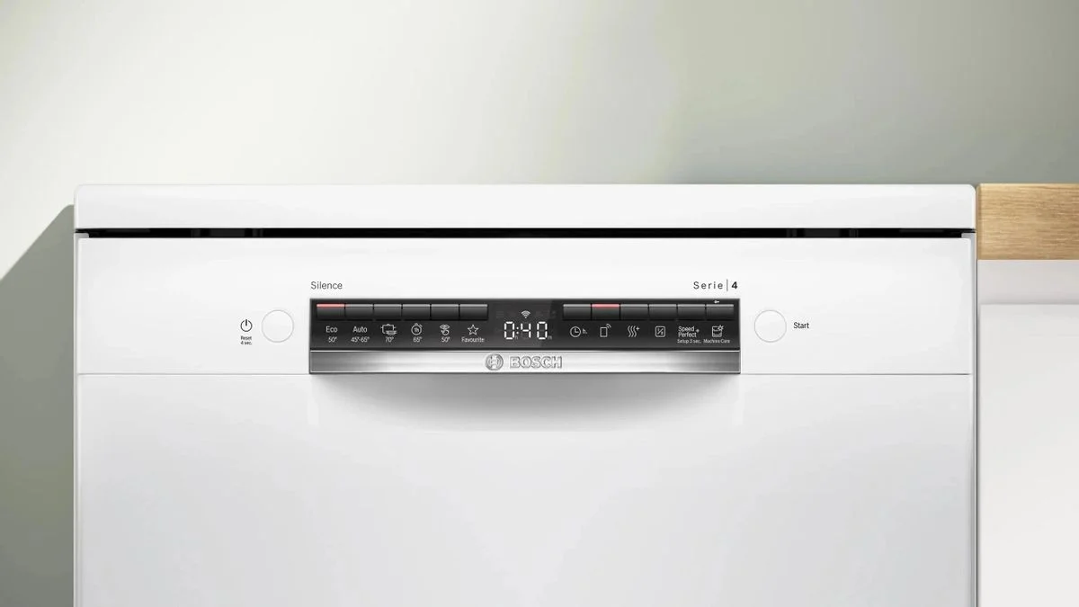 Посудомоечная машина Bosch SMS4HVW00E, белый, 60 см, 14 компл., 46 дБ, класс D