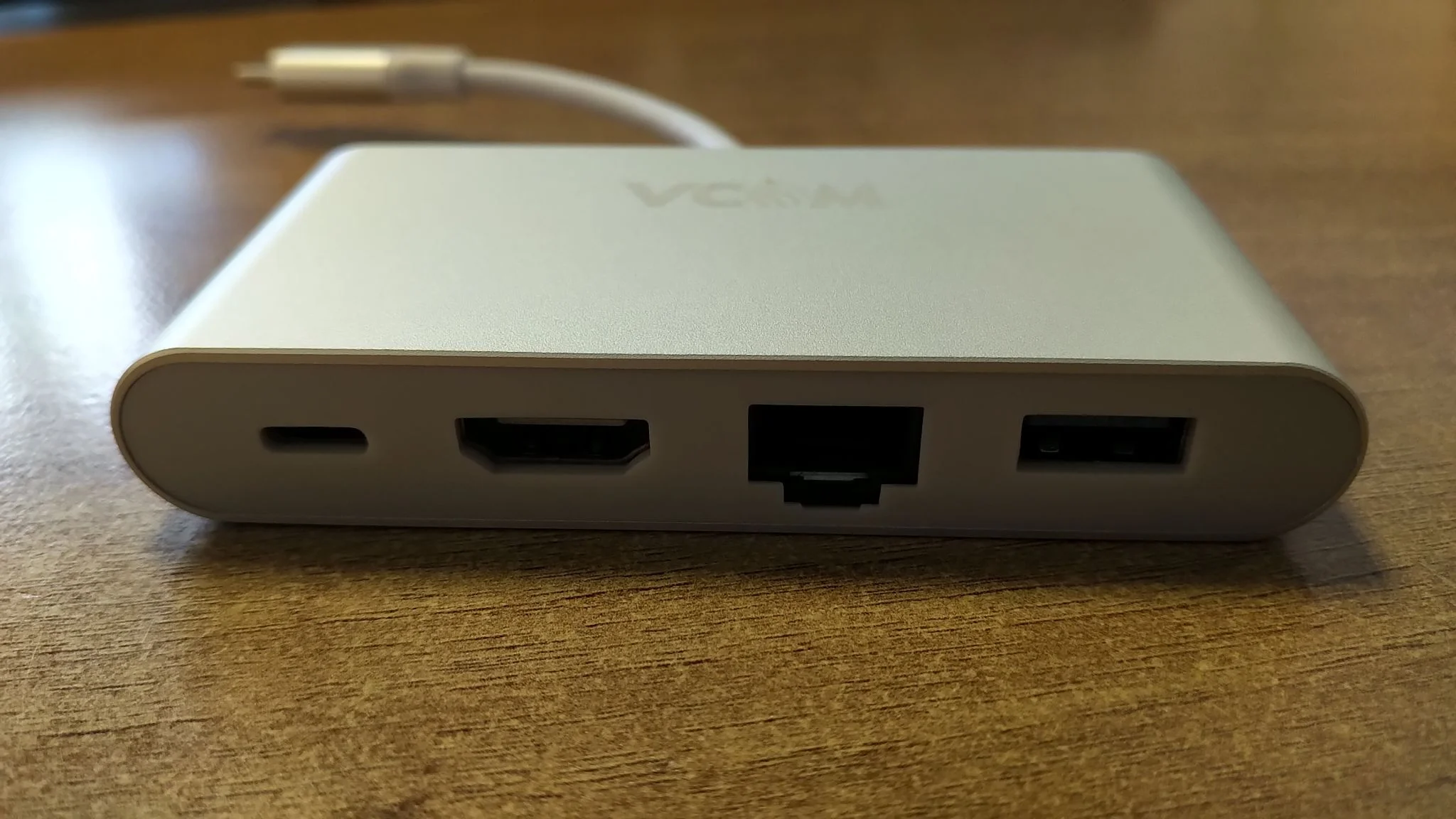 Кабель-адаптер USB3.1 Type-CM-->HDMI+USB3.0+RJ45+PD charging VCOM <CU455>