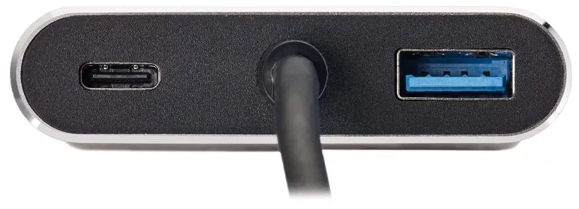 Кабель-концентратор USB3.1 TypeCm -->HDMI+USB3.0+PD+VGA Alum Grey 4K@30Hz, Telecom<TUC055>