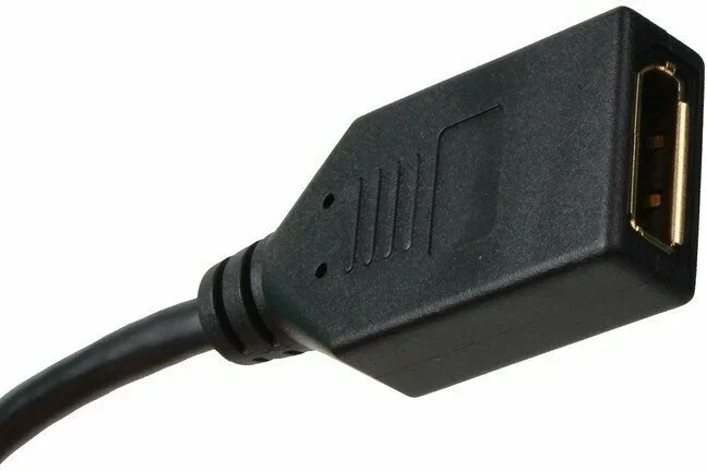 Кабель-переходник HDMI(M) +USB---> DP(F) 0.15m  4K*60Hz VCOM<CG599E>