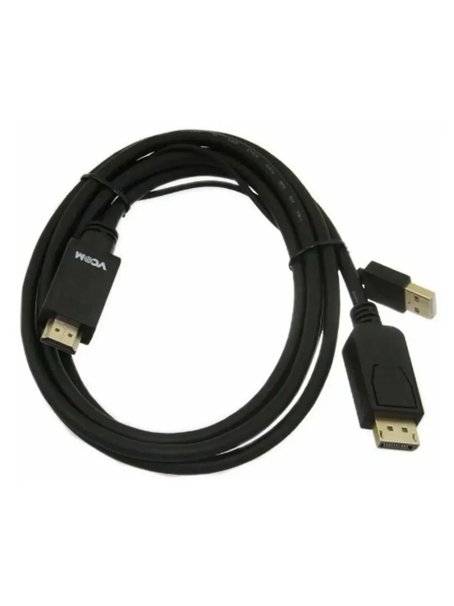Кабель-переходник HDMI(M) +USB---> DP(M)  4K*60Hz 1.8M, VCOM <CG599AC-1.8M>