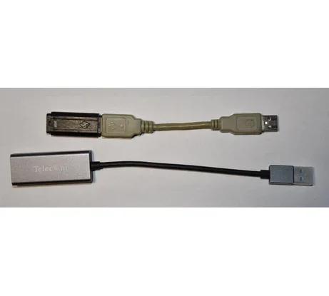Кабель-переходник USB 3.0 (Am) --> LAN RJ-45 Ethernet 1000 Mbps, Aluminum Shell,Telecom <TU312M>