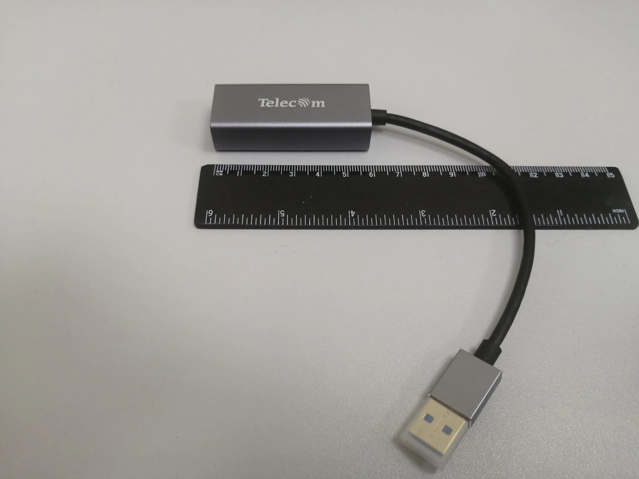 Кабель-переходник USB 3.0 (Am) --> LAN RJ-45 Ethernet 1000 Mbps, Aluminum Shell,Telecom <TU312M>
