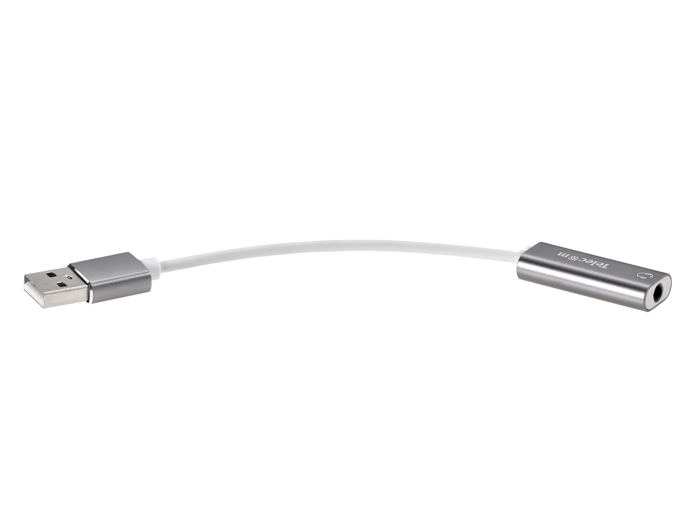 Переходник аудио USB2.0(M)-->3.5мм F (гнездо) Telecom  0.1м <TA316U>