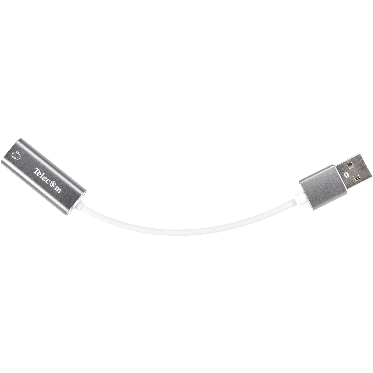 Переходник аудио USB2.0(M)-->3.5мм F (гнездо) Telecom  0.1м <TA316U>