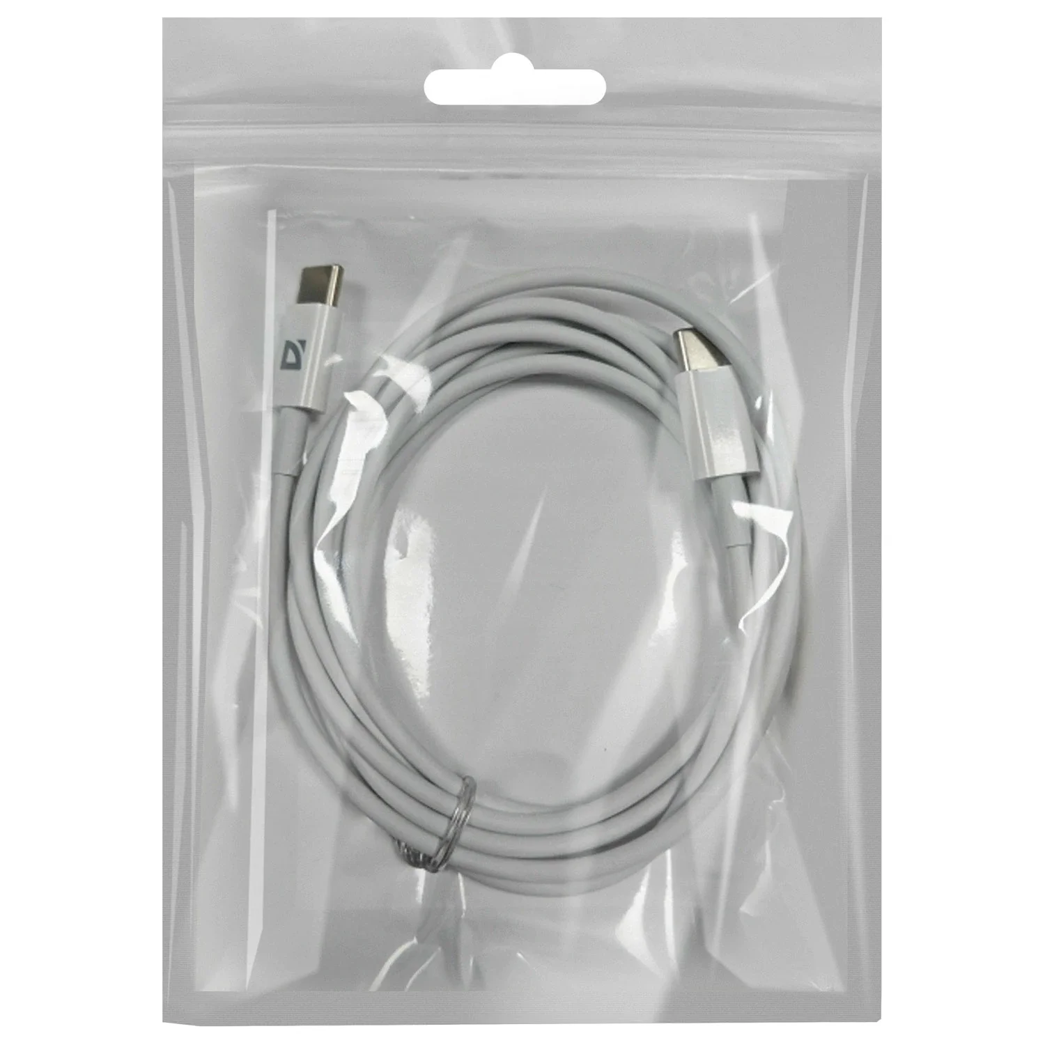 Defender Кабель F182, Type-C (M) - Apple Lightning (M), 2 метра, Power Delivery 20Вт, TPE оплетка, белый.
