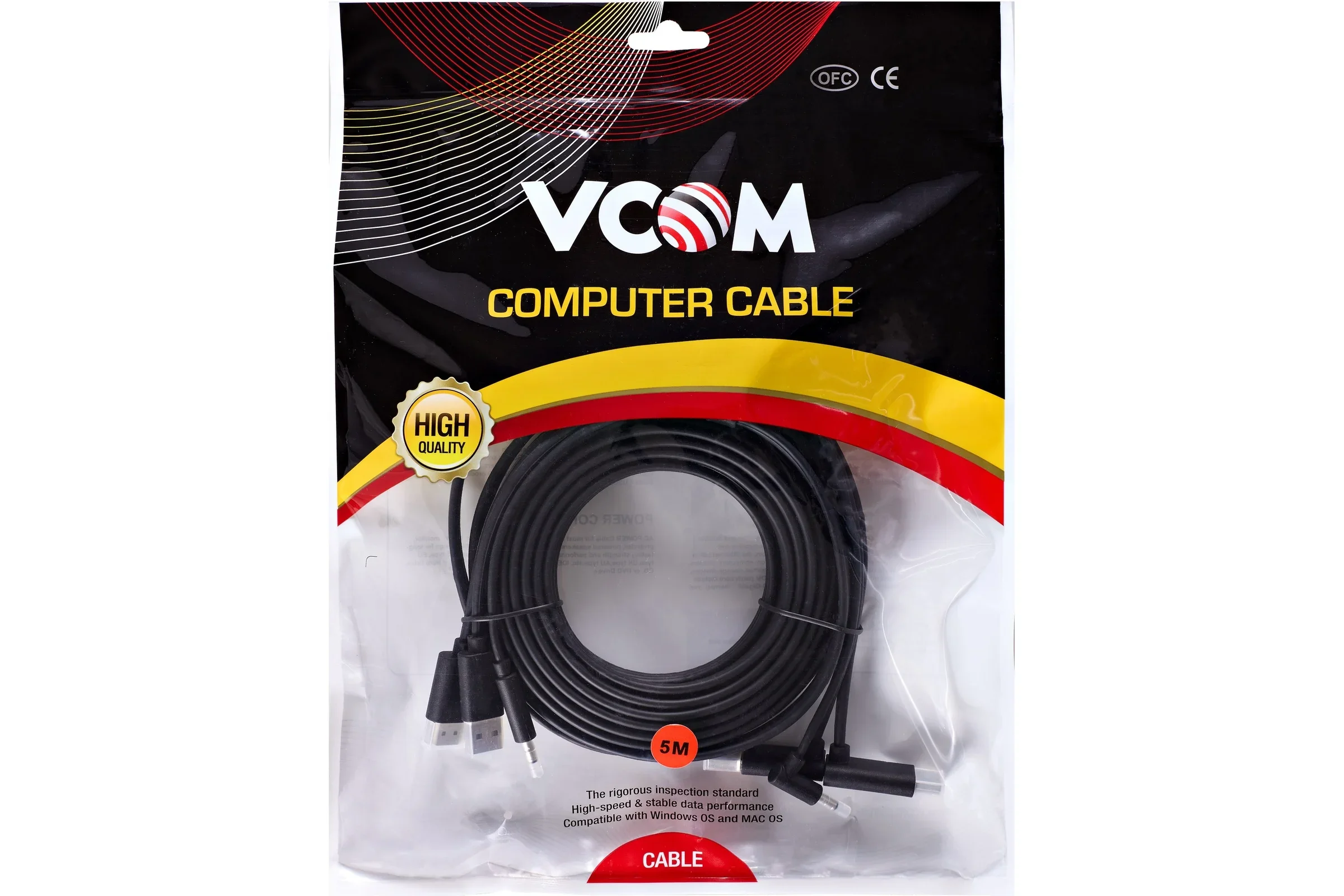 VR 3 parallel кабель   для HTC VIVE, HDMI 4KX30Hz 5 м, VCOM <CU416-5M>  1