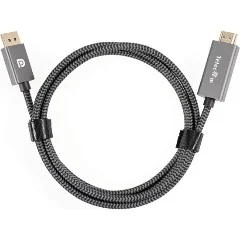 Кабель DisplayPort M-> HDMI M 4K@60Hz 1.8m Telecom,оплетка