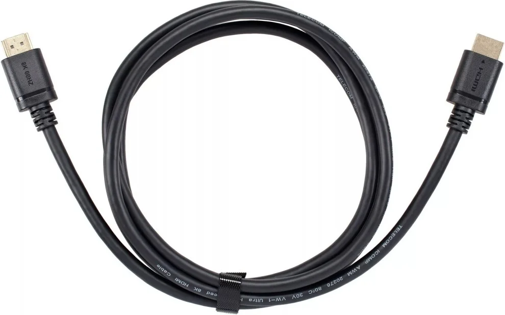 Кабель HDMI 19M/M,ver. 2.1 8KX60Hz (Econom) 2m Telecom <TCG245C-2M>
