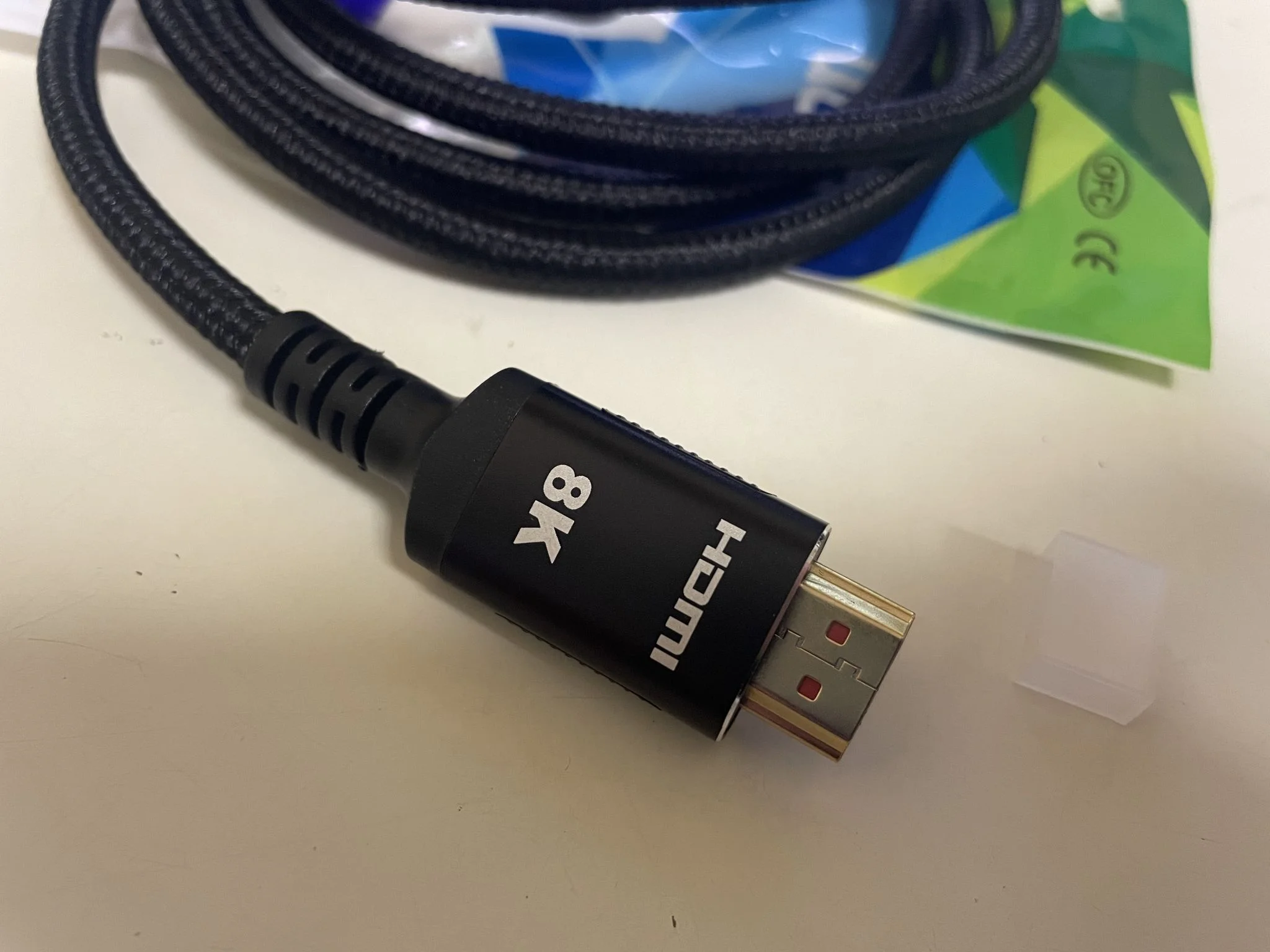 Кабель HDMI 19M/M,ver. 2.1 8KX60Hz (Econom) оплетка 1m iOpen <ACG859B-1.0>