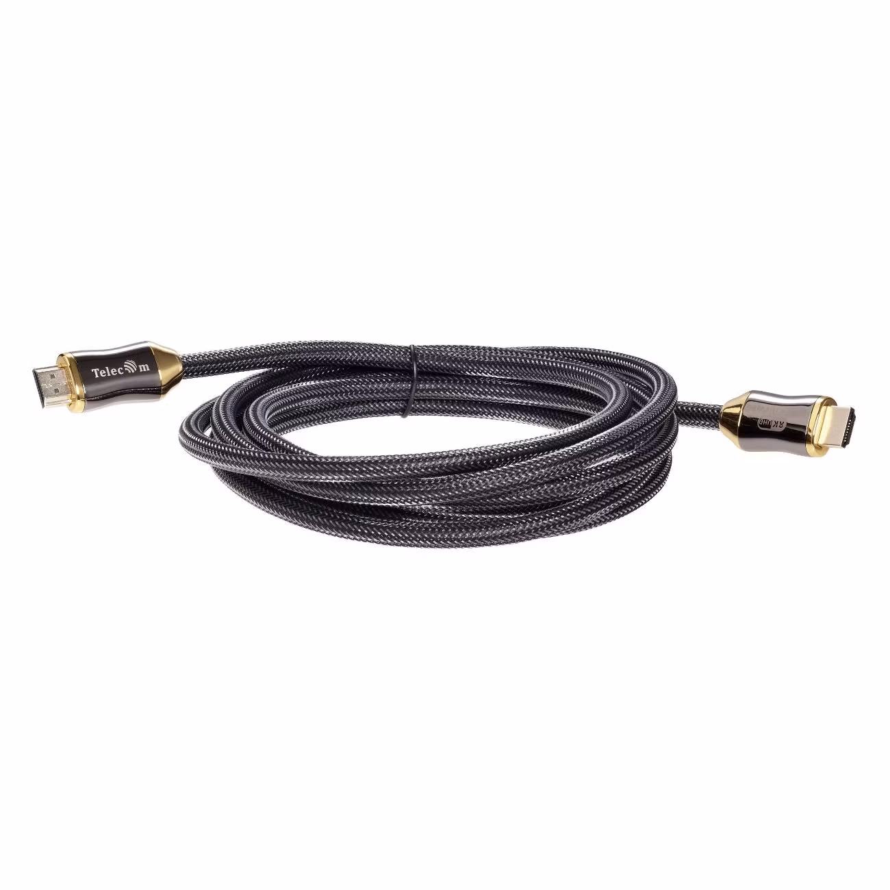 Кабель HDMI 19M/M,ver. 2.1, 8K@60 Hz 1m метал разъемы, нейлоновая оплетка Telecom <TCG300-1M>