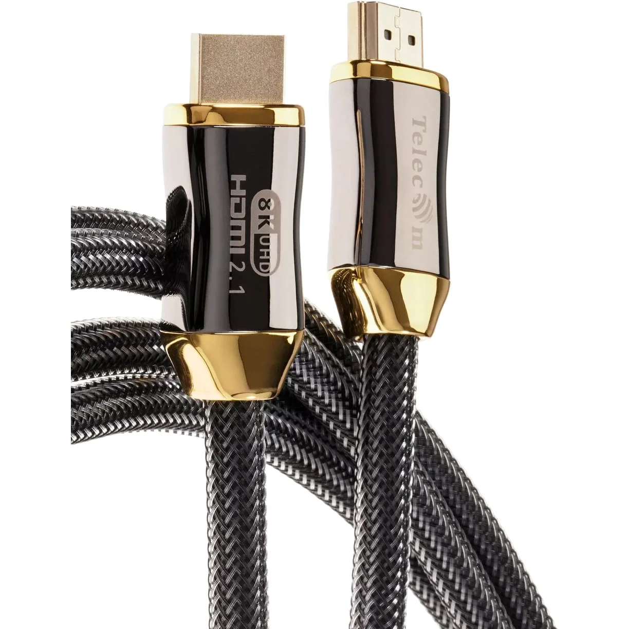 Кабель HDMI 19M/M,ver. 2.1, 8K@60 Hz 3m метал разъемы, медь, Telecom <TCG300-3M>