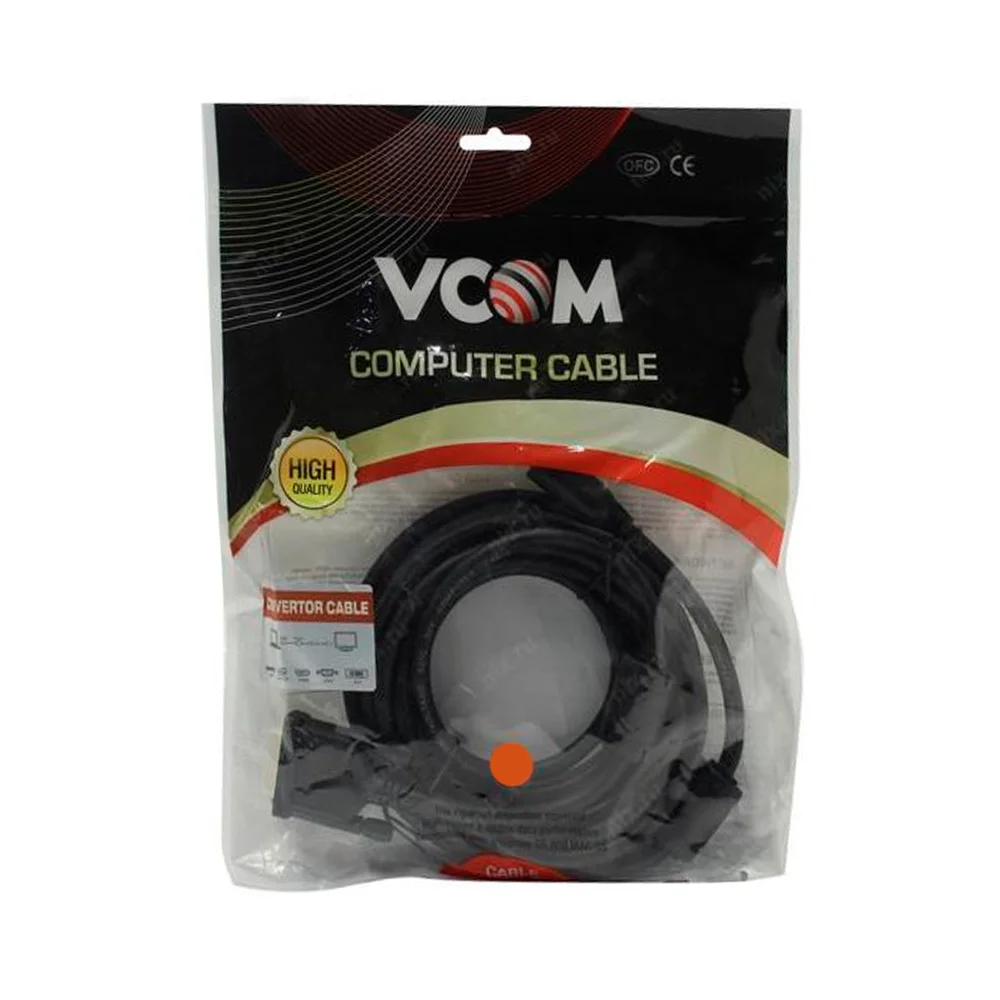 Кабель HDMI AM/DVI(24+1)M, 7.5м, CU, 1080P@60Hz, 2F, VCOM <CG484GD-7.5M>