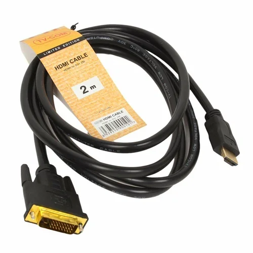 Кабель HDMI to DVI-D (19M -25M) 2м, TV-COM