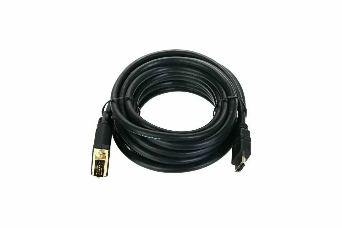 Кабель HDMI to DVI-D (19M -25M) 5м, TV-COM <LCG135E-5M>