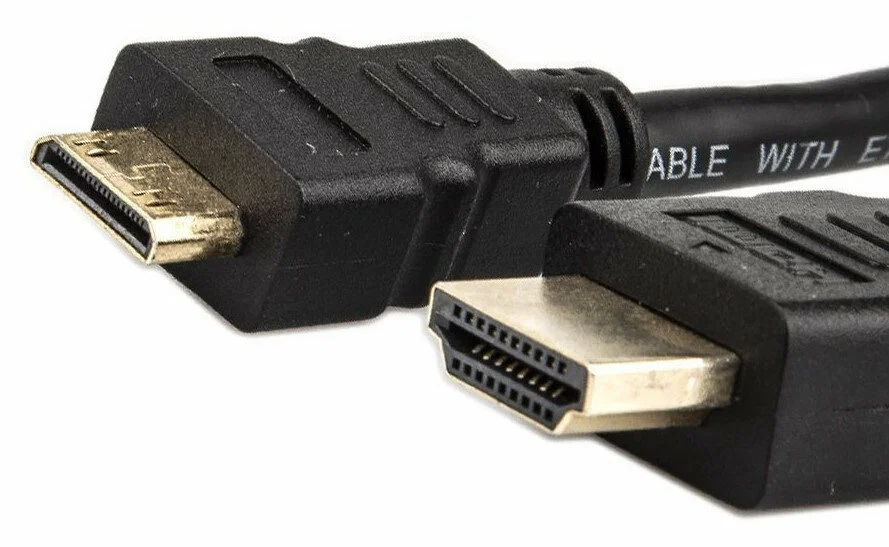 Кабель HDMI-19M --- MiniHDMI-19M ver 2.0+3D/Ethernet,1m Telecom <TCG205-1M>