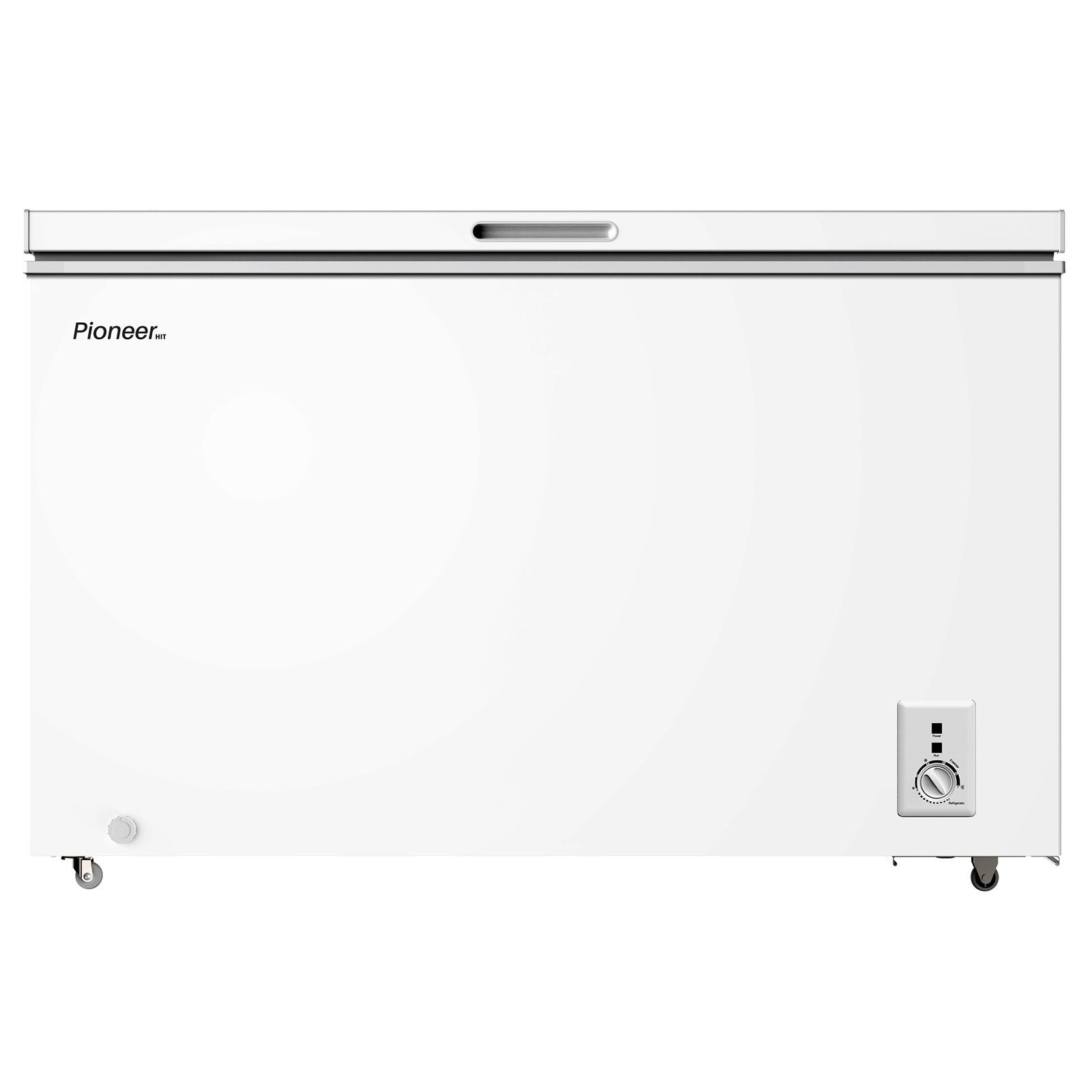 Морозильный ларь Pioneer FR-38002, белый, 380л, 127x68,5x84см, 2 корзины, завод Midea