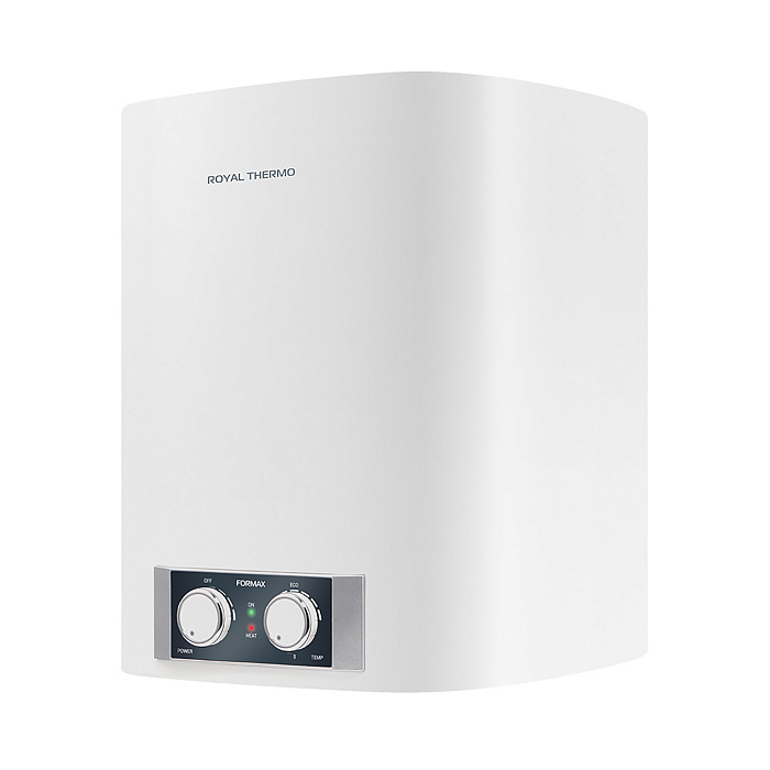 Водонагреватель Royal Thermo RWH 30 Formax, белый 2кВт. 30л, сухой, закрытый ТЭН, быстрый нагрев