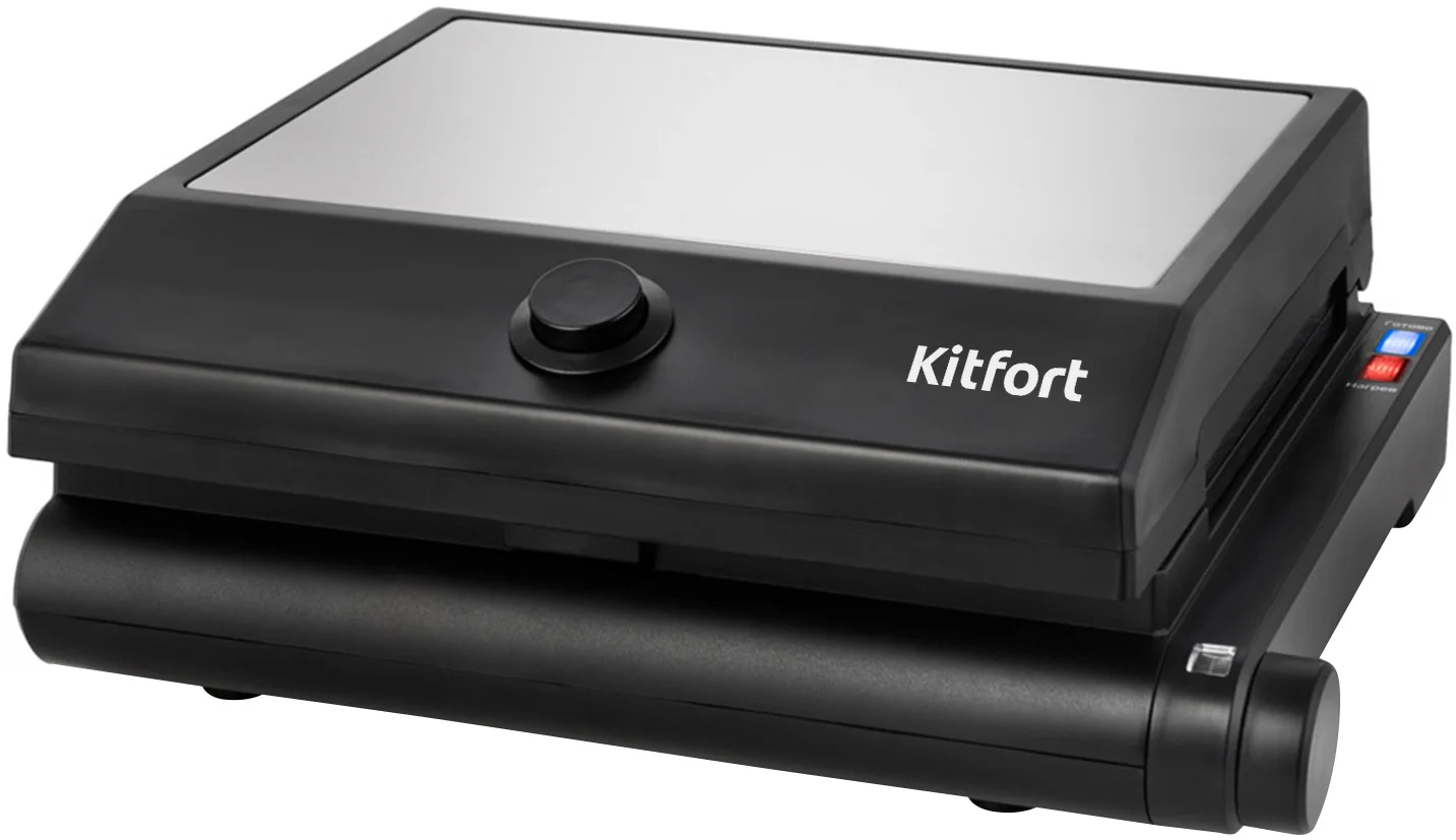 Гриль электрический Kitfort КТ-1632 1000Вт черный