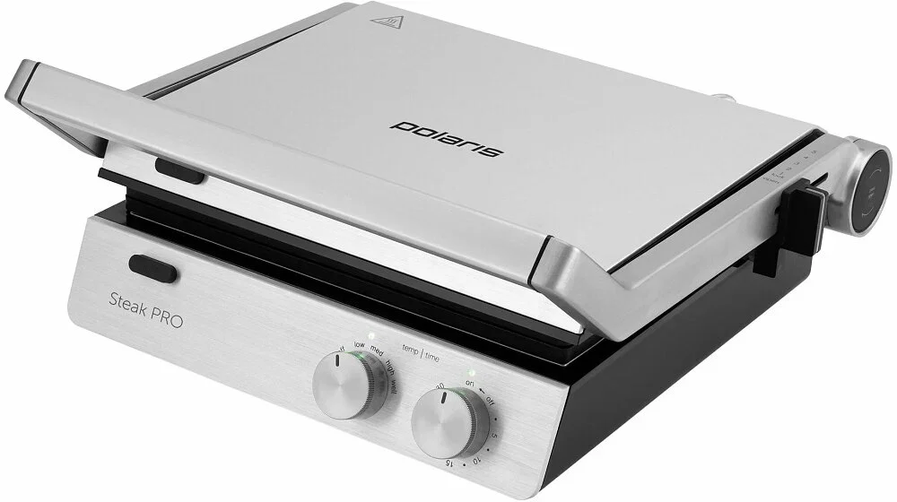 Гриль электрический Polaris PGP2803 2000Вт Серебряный