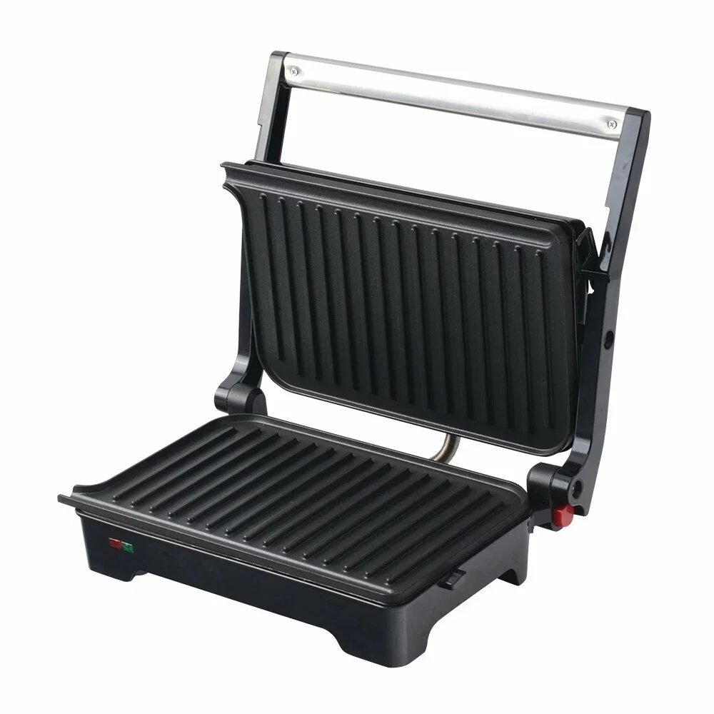Гриль-пресс электрический Endever Grillmaster 119, черный/металлик