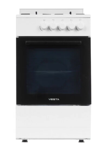 Плита газовая Bergamo VGG 5021.1 Белая с VD