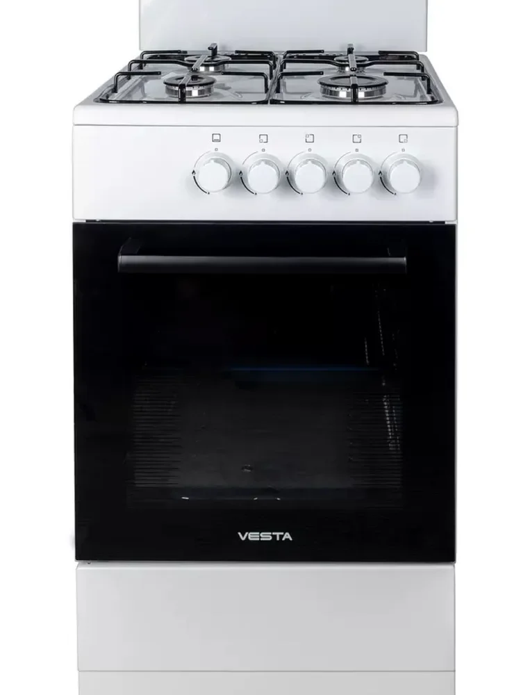 Плита газовая Bergamo VGG 5021.1 Белая с VD