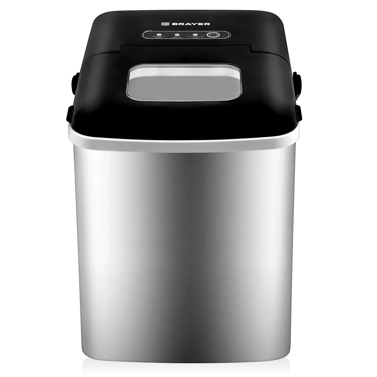 Льдогенератор BRAYER 6300BR, цилинд. форма льда, 12 кг/сут. 120 Вт, корзина для льда 0.8л