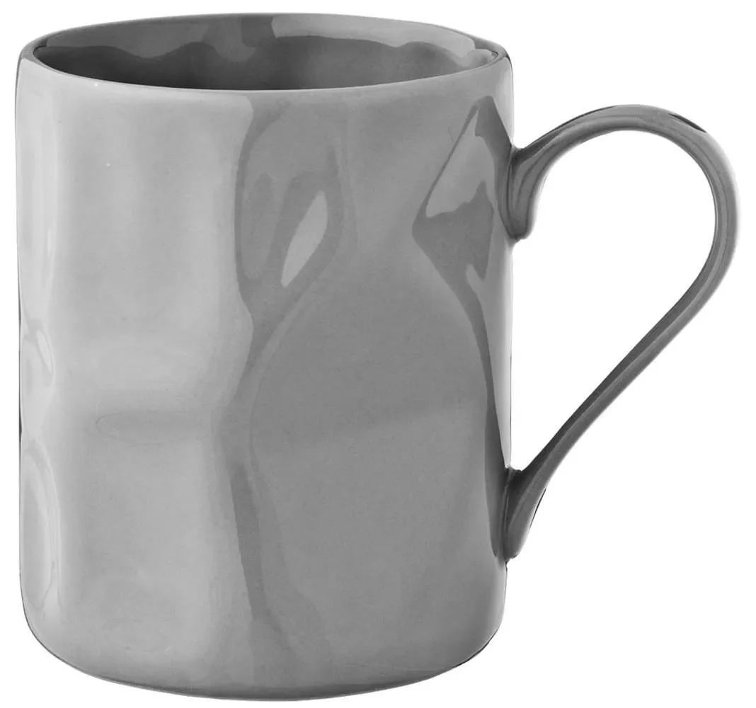 КРУЖКА LEFARD "РАФФЛ" 10 СМ 350 МЛ СЕРАЯ (КОР=48ШТ.)