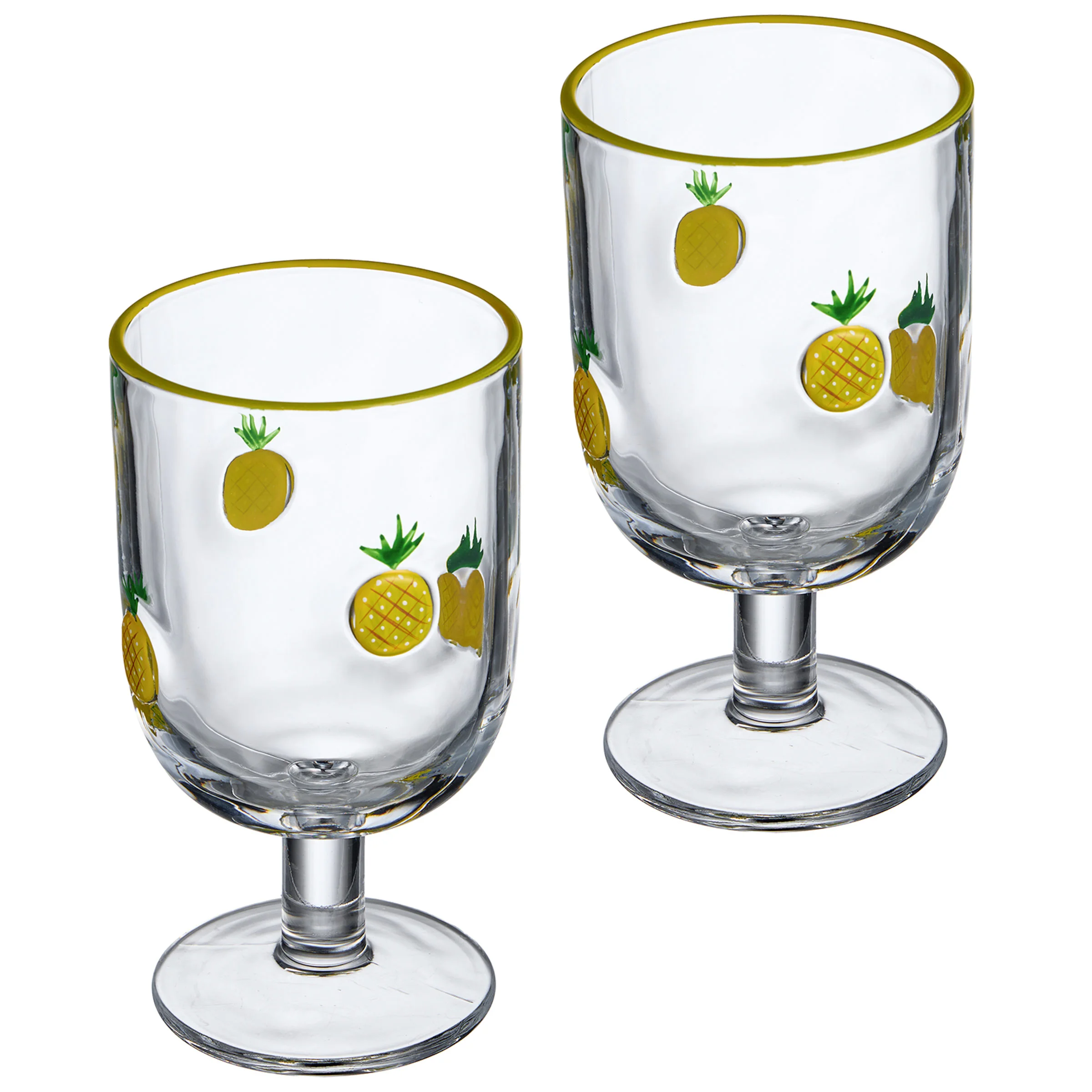 НАБОР СТАКАНОВ "FRUITY PINEAPPLE" ИЗ 2 ШТ. 400 МЛ