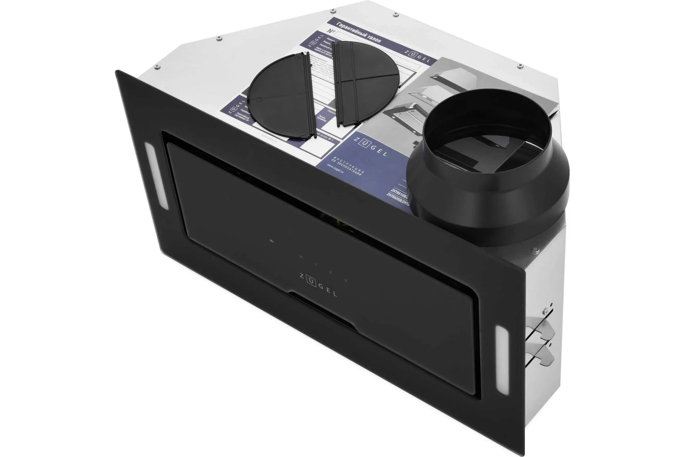 Вытяжка Zugel ZHI524GB черная