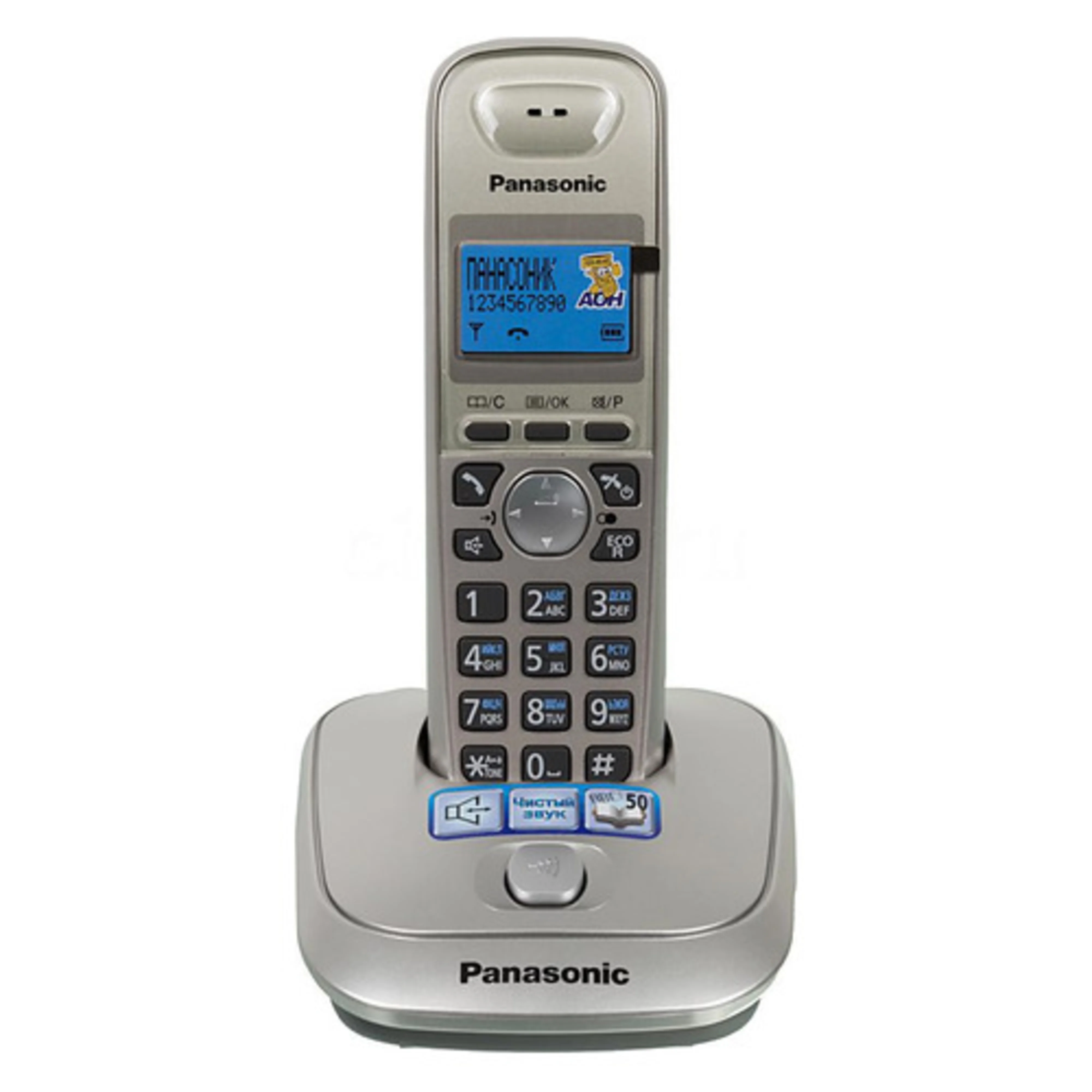 Р/телефон Panasonic KX-TG2511RUN (платиновый)