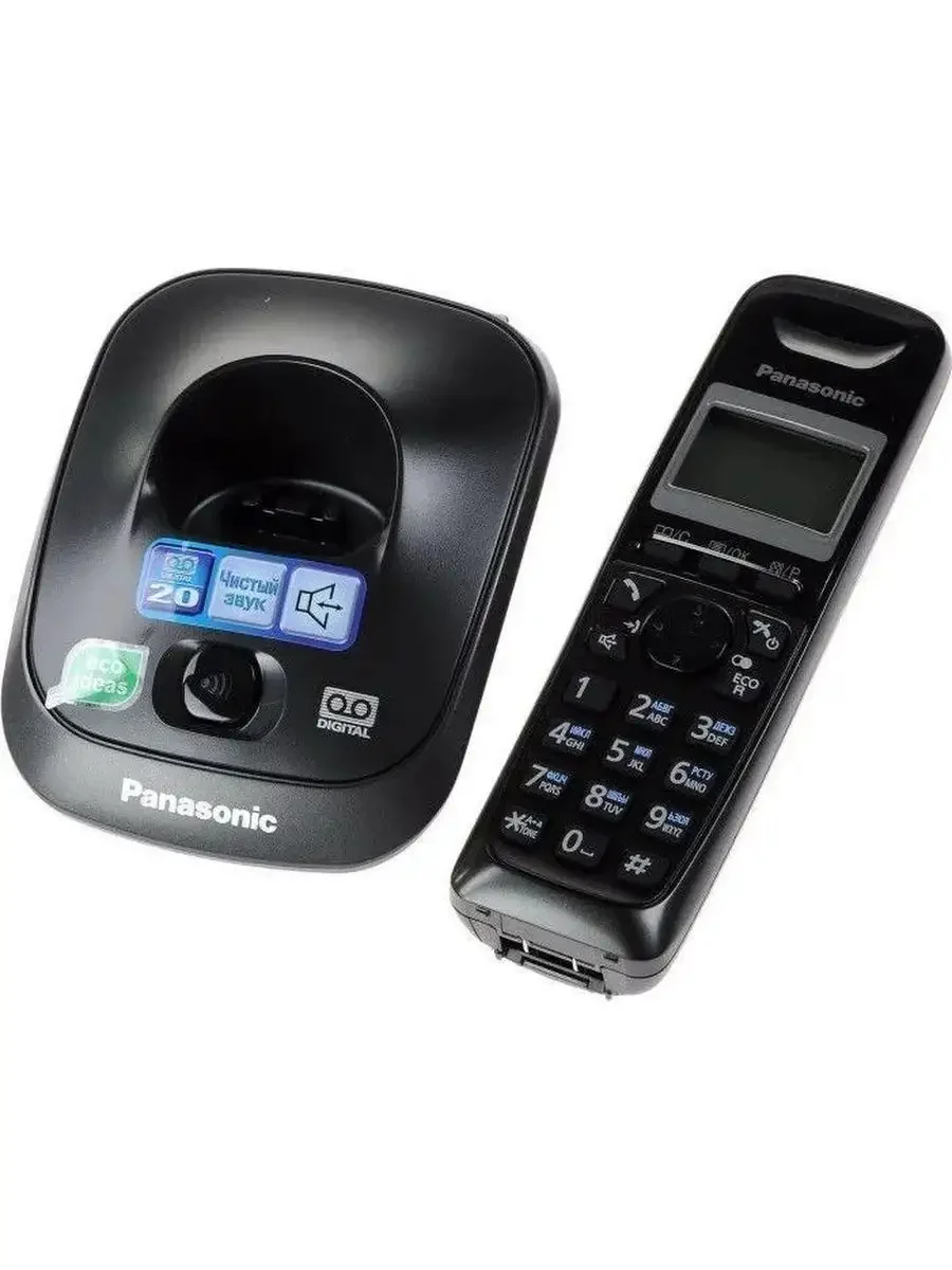 Р/телефон Panasonic KX-TG2521RUT (темно-серый металлик, автоответчик)