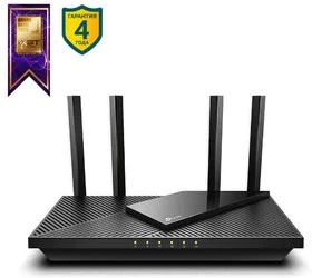 TP-Link Archer AX55 Двухдиапазонный гигабитный Wi‑Fi 6 роутер AX3000, до 574 Мбит/с на 2,4 ГГц + до 2402 Мбит/с на 5 ГГц