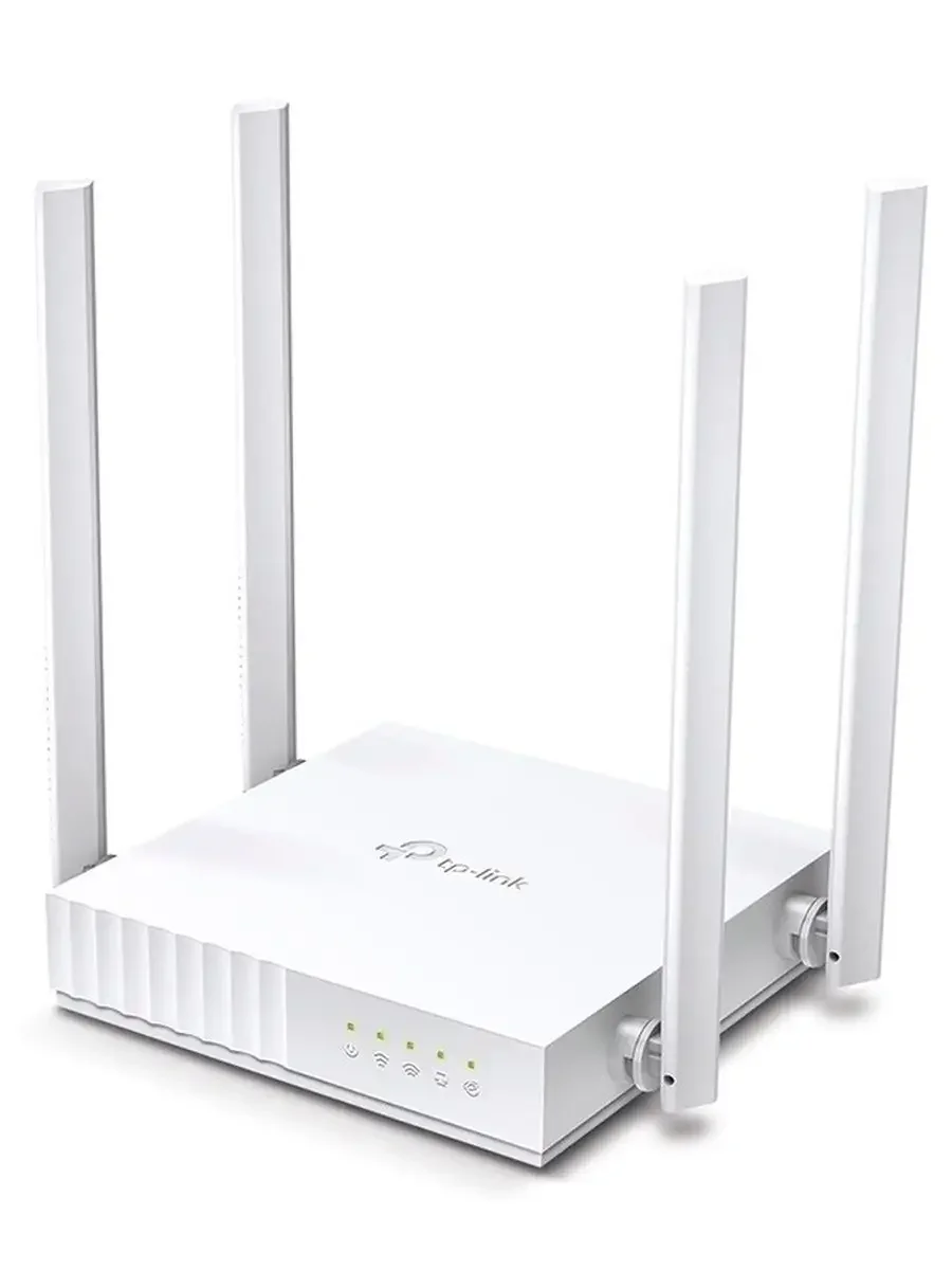 TP-Link Archer C24 Двухдиапазонный Wi Fi роутер AC750, до 300 Мбит/с на 2,4 ГГц + до 433 Мбит/с на 5 ГГц