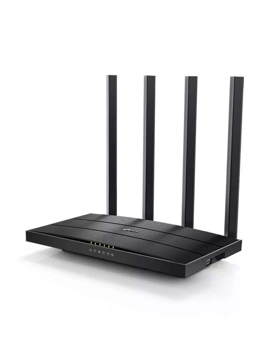 TP-Link Archer C6U Двухдиапазонный Wi-Fi роутер AC1200, до 300 Мбит/с на 2,4 ГГц + до 867 Мбит/с на 5 ГГц