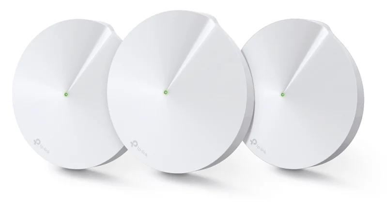 TP-Link Deco M5(3-pack) Домашняя Mesh Wi-Fi система AC1300, до 400 Мбит/с на 2,4 ГГц + до 867 Мбит/с на 5 ГГц