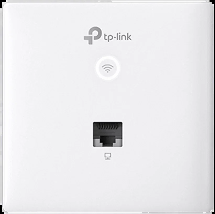 TP-Link EAP115-Wall Встраиваемая в стену точка доступа Wi-Fi N300, до 300 Мбит/с на 2,4 ГГц