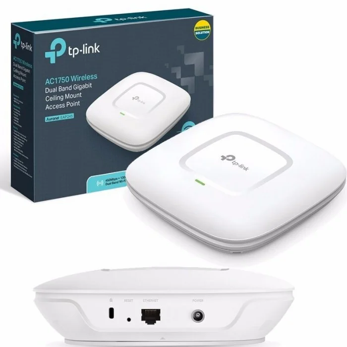 TP-Link EAP620 HD Потолочная двухдиапазонная точка доступа Wi-Fi 6 AX1800, RJ45 1х1 Гбит/с, PoE, MIMO