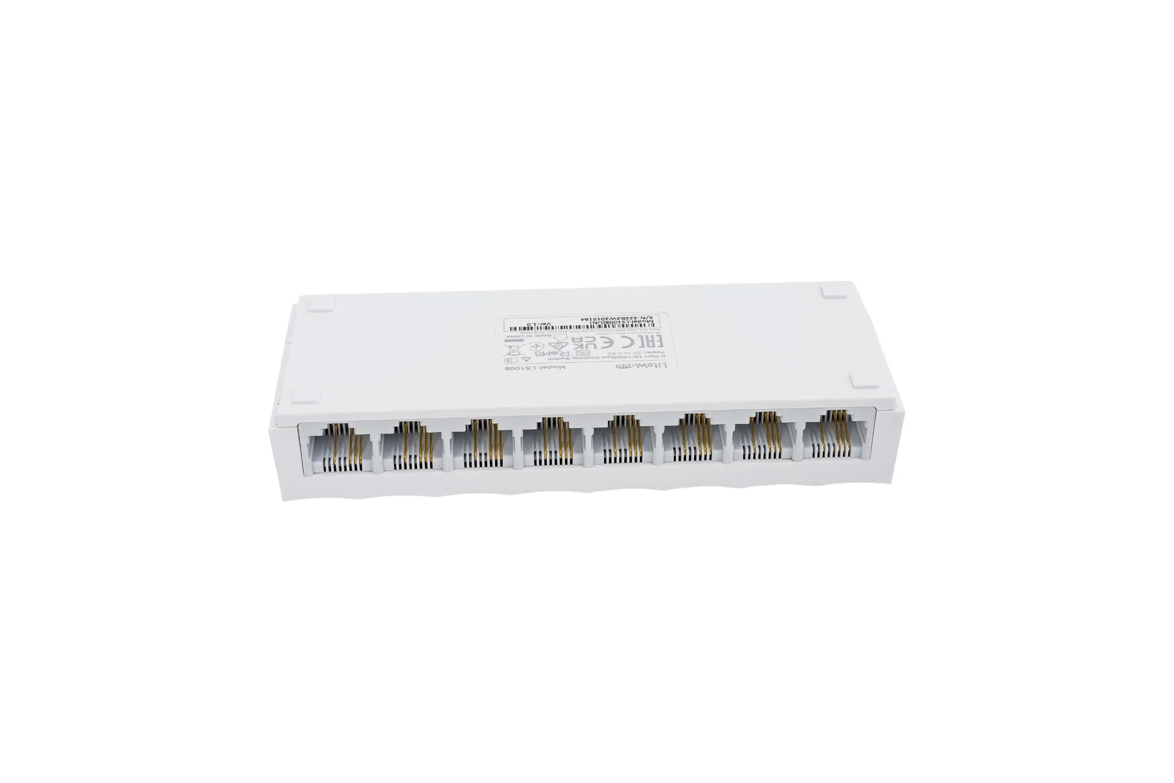TP-Link LS1008 8-портовый настольный коммутатор 10/100Мбит/с, 8 портов RJ45 10/100 Мбит/с, настольный пластиковый корпус