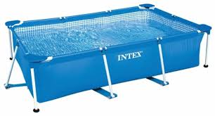 INTEX Бассейн каркасный прямоугольный (260х160х65см) 1шт/упак
