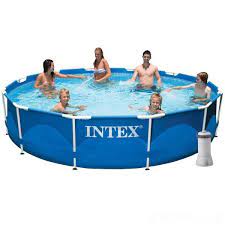 INTEX Бассейн каркасный с фильтр-насосом, 366см х76см, объем 6 503л, насос - 2006 л/ч