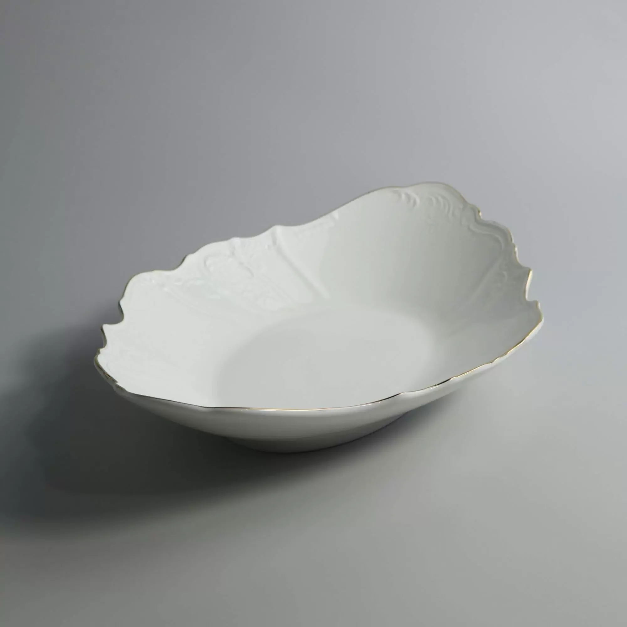 LENARDI MARIA GOLD Блюдо 30,5см в под.уп.(х18)Фарфор
