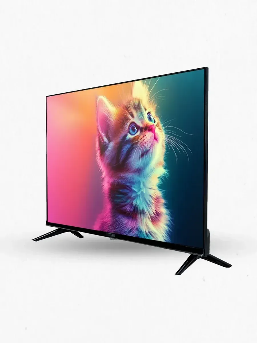 Телевизор LED 24" КТВ Android 14 ,  tv Q2600,60 Гц, SMART, WI-FI, T2/C2