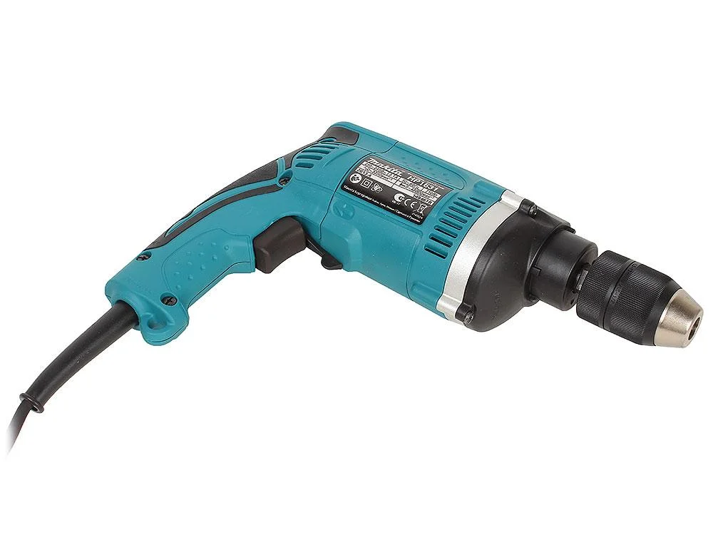 Дрель ударная Makita HP1631 710Вт патрон:быстрозажимной реверс