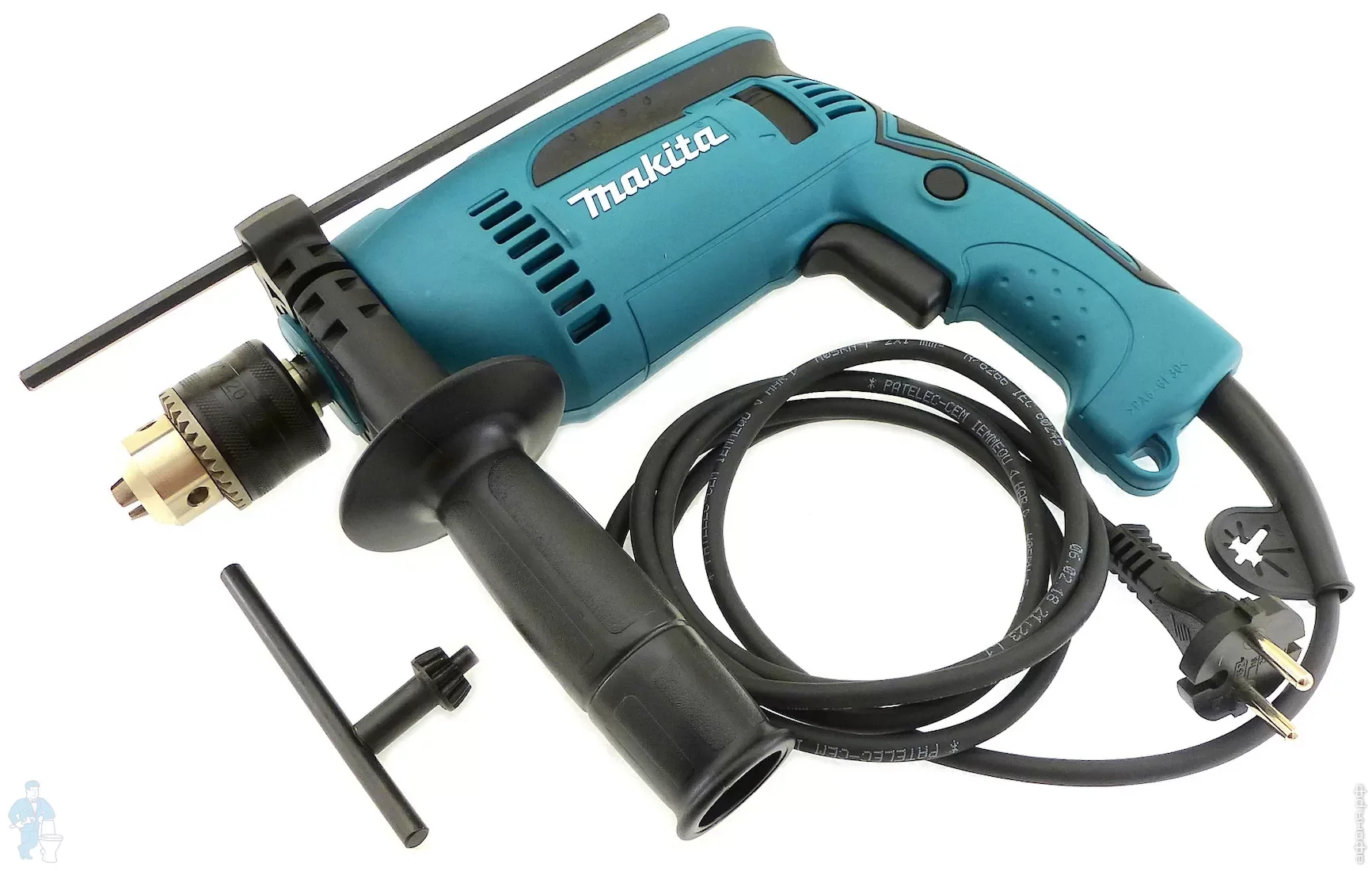 Дрель ударная Makita HP1640 680Вт патрон:кулачковый реверс