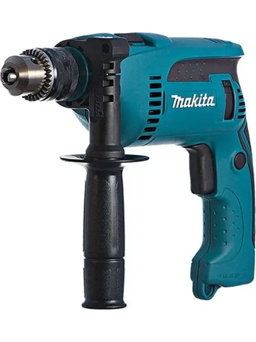 Дрель ударная Makita HP1640K 680Вт патрон:кулачковый реверс (кейс в комплекте)
